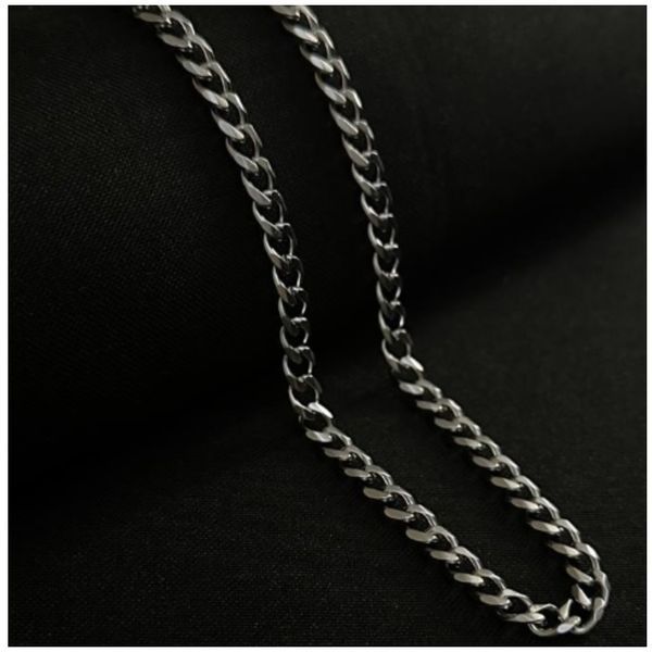 Ланцюжок Stainless steel кубинський 6,5 мм 60 см. 11041 фото