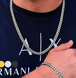 Комплект ланцюжок та браслет 6 мм кубинське плетіння з нержавіючої сталі 2903 фото 7