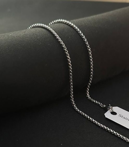 Ланцюжок  із нержавіючої сталі 2,5 мм 60 см плетіння бельцер опт 2177 фото